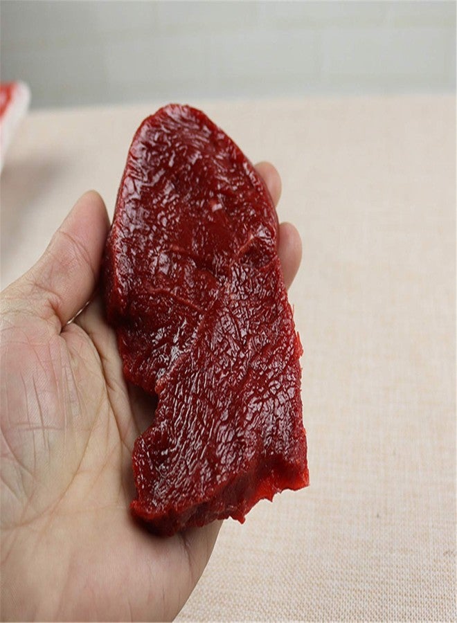 Skyseen 2Pcs Real Looking Handcrafted Fake Meat - Artificial Pork Steak Raw Beef for Display Prop - Image 5